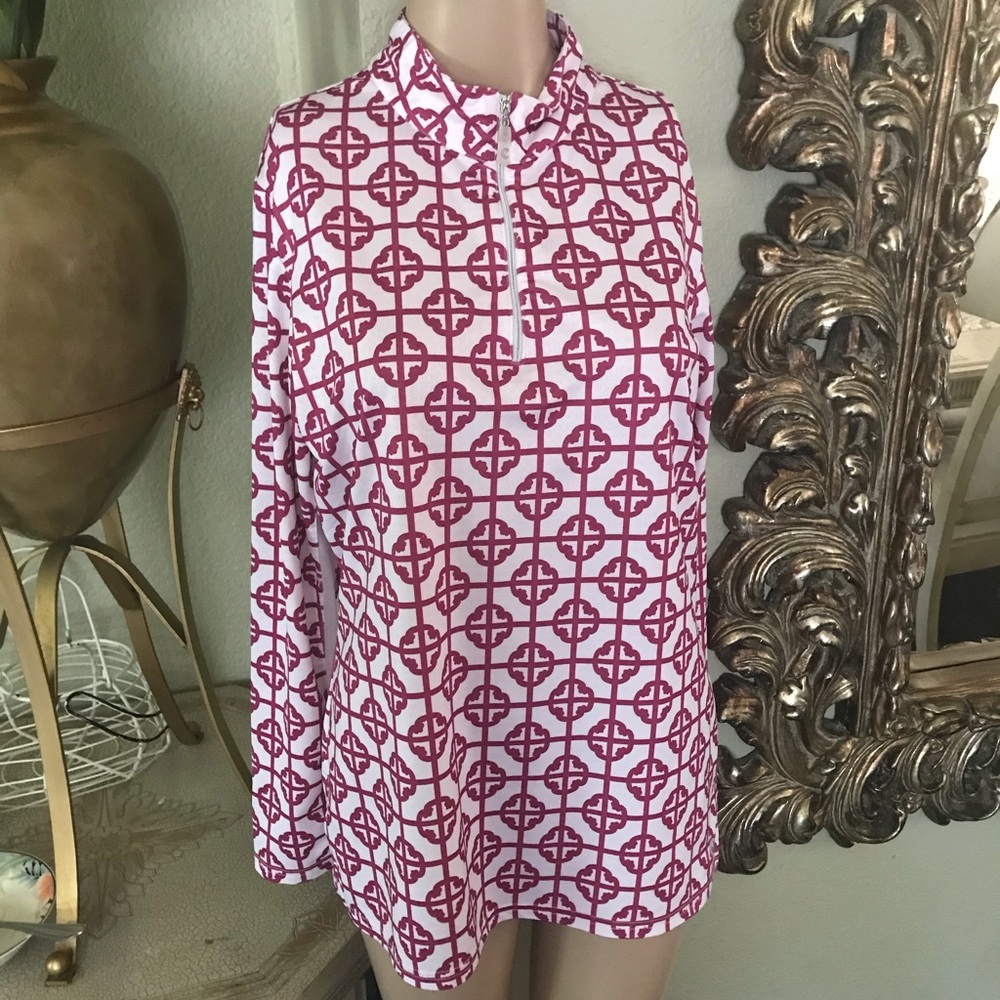 Bette & Court 3/4 Zip Pull Over